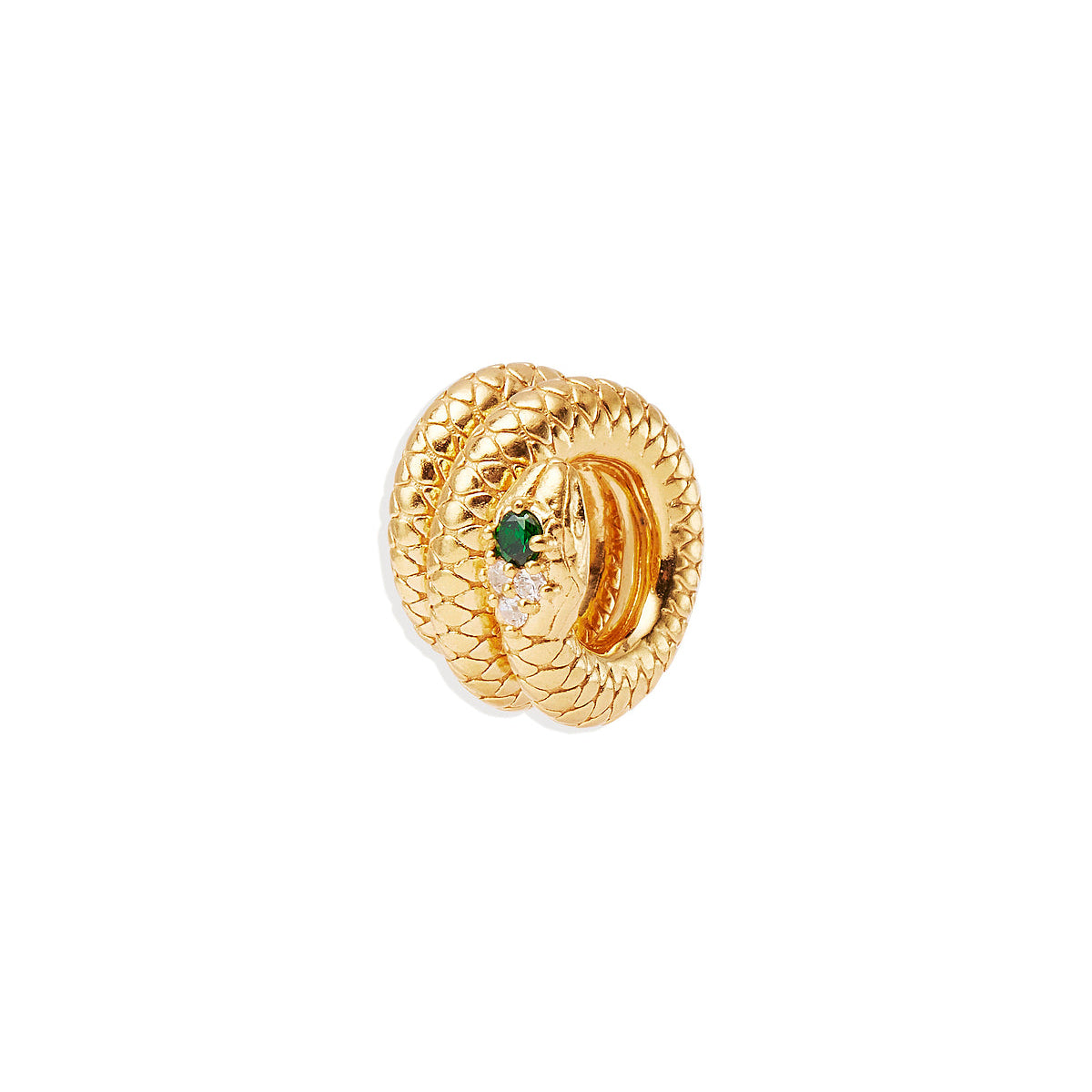 By Charlotte Snake Petal Charm, Gold