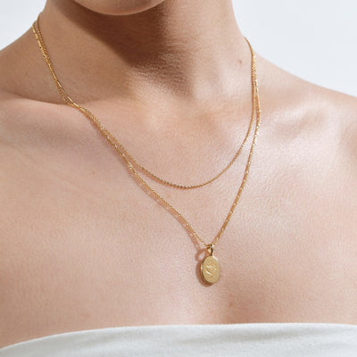 Linda Tahija Waratah Necklace, Gold