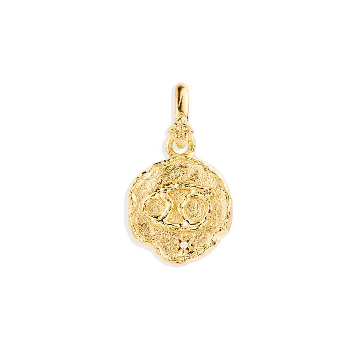 By Charlotte Cosmic Love Reversible Annex Link Pendant, Gold