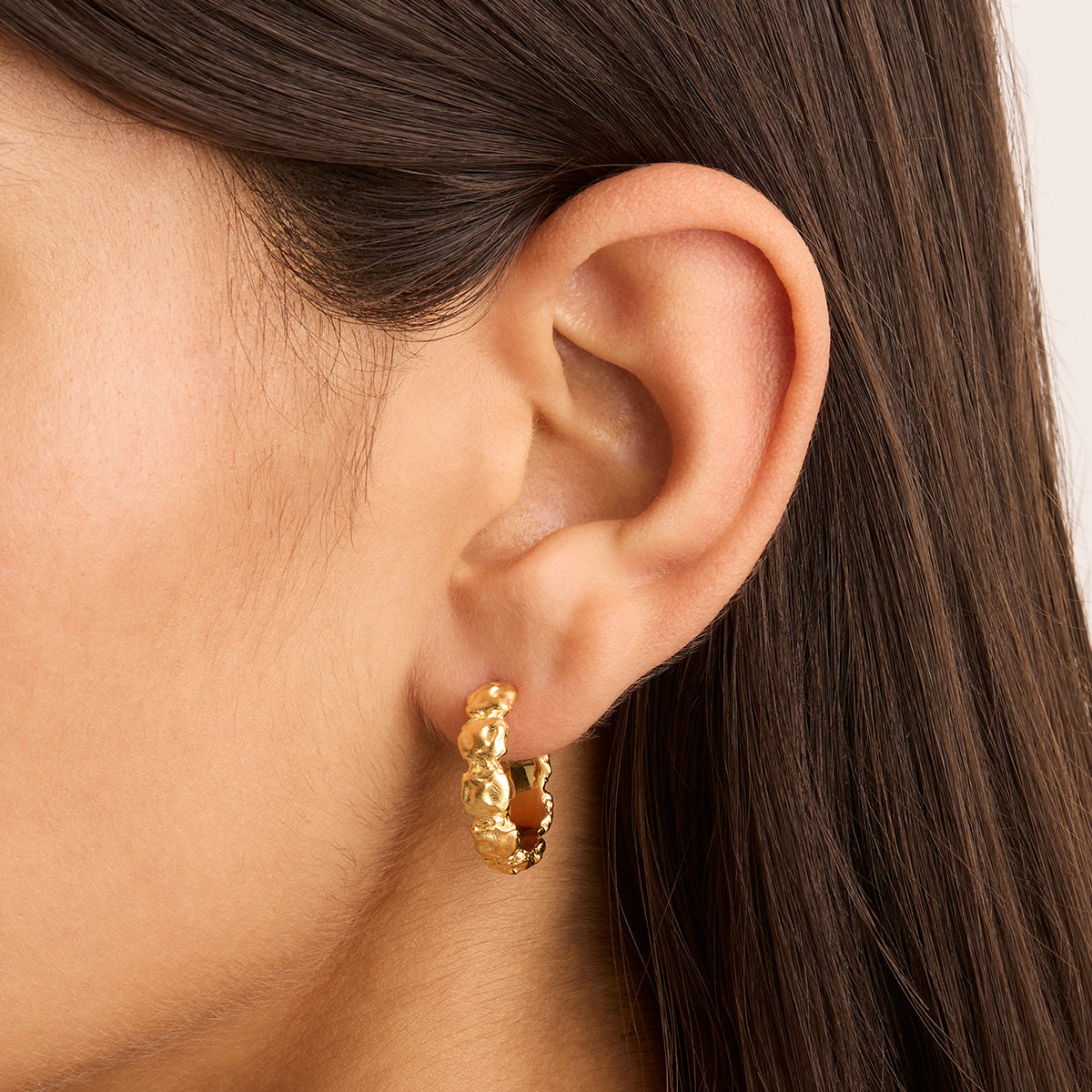 By Charlotte All Kinds Of Beautiful Hoop Earrings, Gold