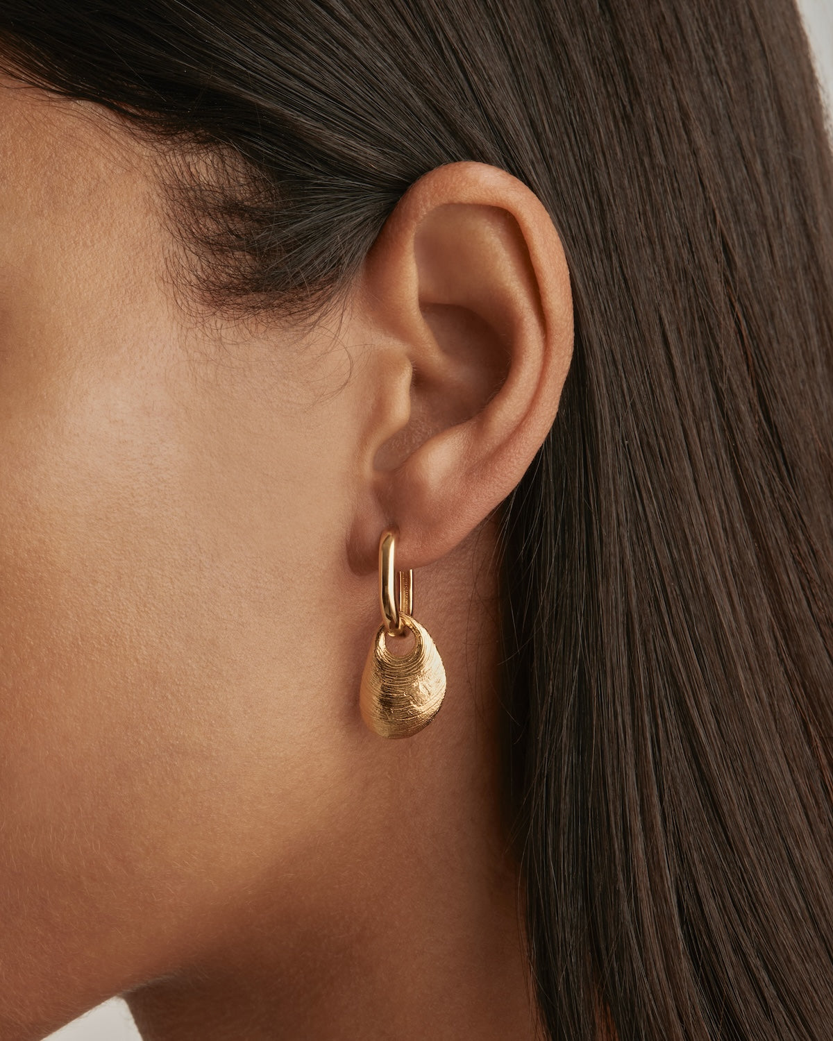 By Charlotte Beneath the Sea Hoops, Gold