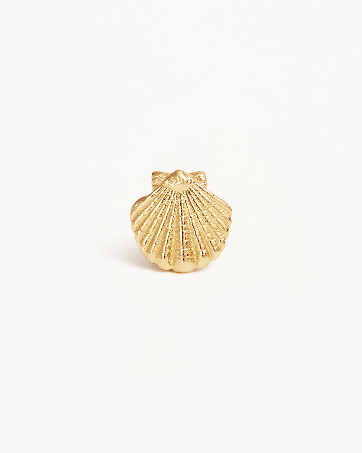 By Charlotte By the Shore Shell Stud Earrings, Gold