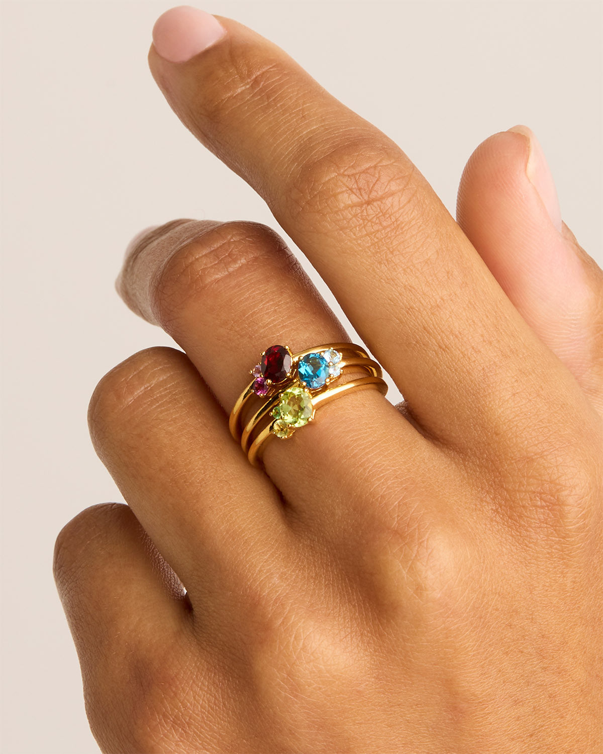 By Charlotte Kindred December Birthstone Ring, Gold or Silver