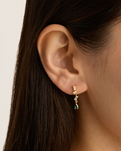 By Charlotte Magnetic Soul Drop Earrings, Gold