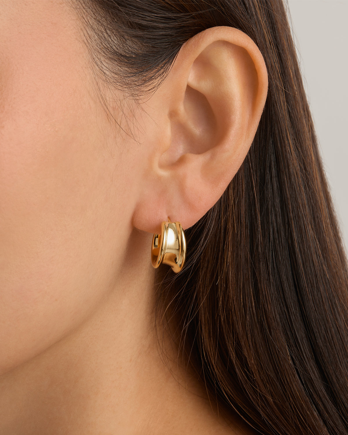 By Charlotte Muse Large Hoop Earrings, Gold or Silver