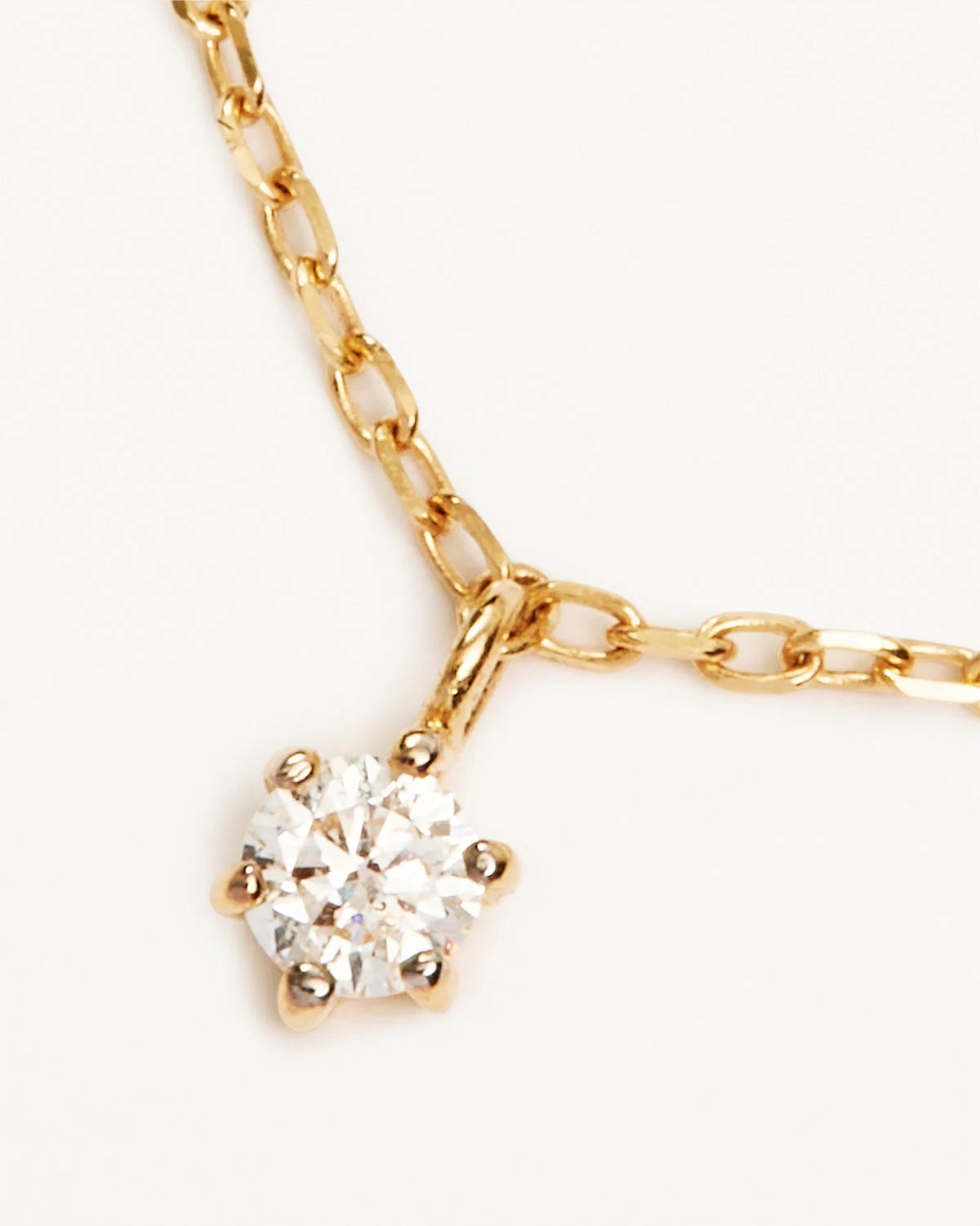 By Charlotte 14k Gold Droplets Diamond Necklace