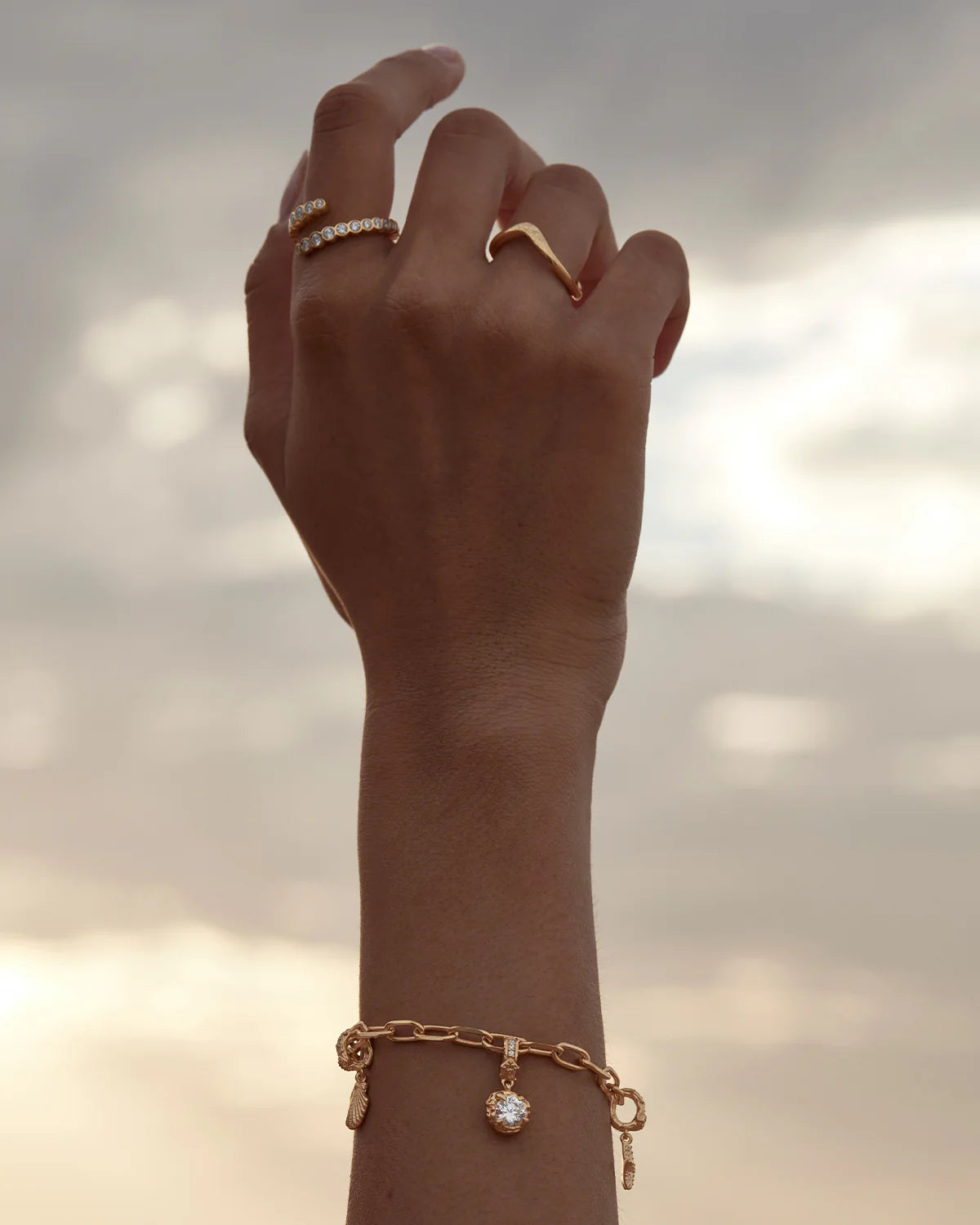 By Charlotte Endless Tides Ring, Gold