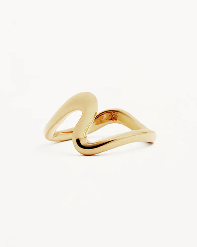 By Charlotte Flow of Life Ring, Gold