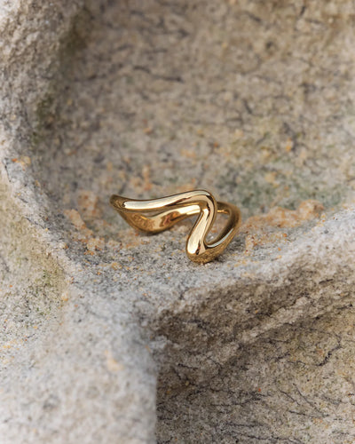 By Charlotte Flow of Life Ring, Gold