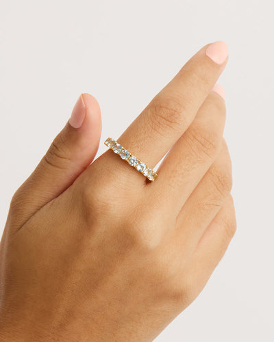 By Charlotte Infinite Skies Ring, Gold