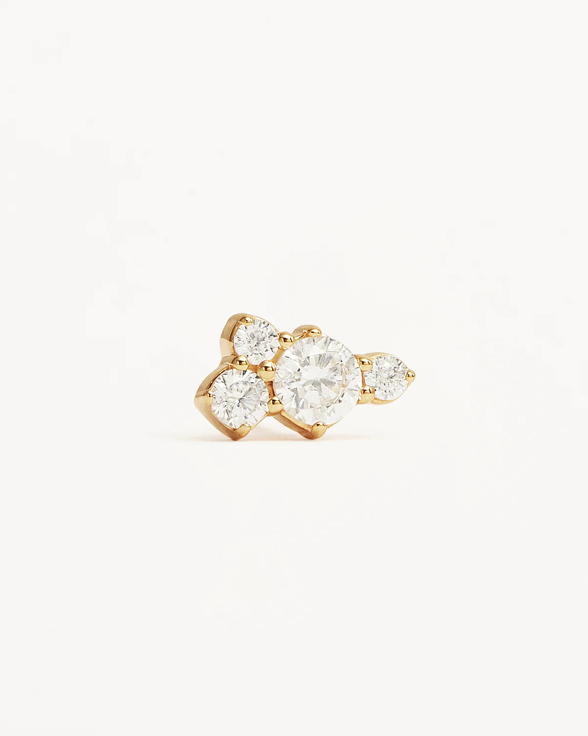 By Charlotte Mist Stud Earrings, Gold