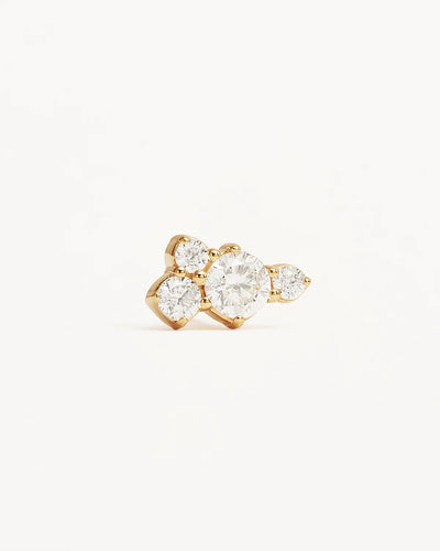 By Charlotte Mist Stud Earrings, Gold