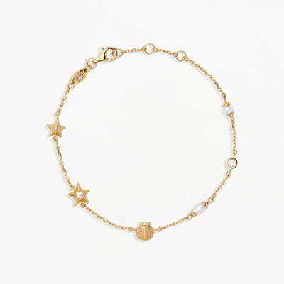 By Charlotte Ocean Dreaming Bracelet, Gold