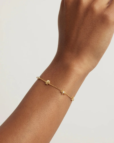 By Charlotte Ocean Dreaming Bracelet, Gold