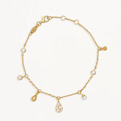 By Charlotte Ocean Mist Bracelet, Gold