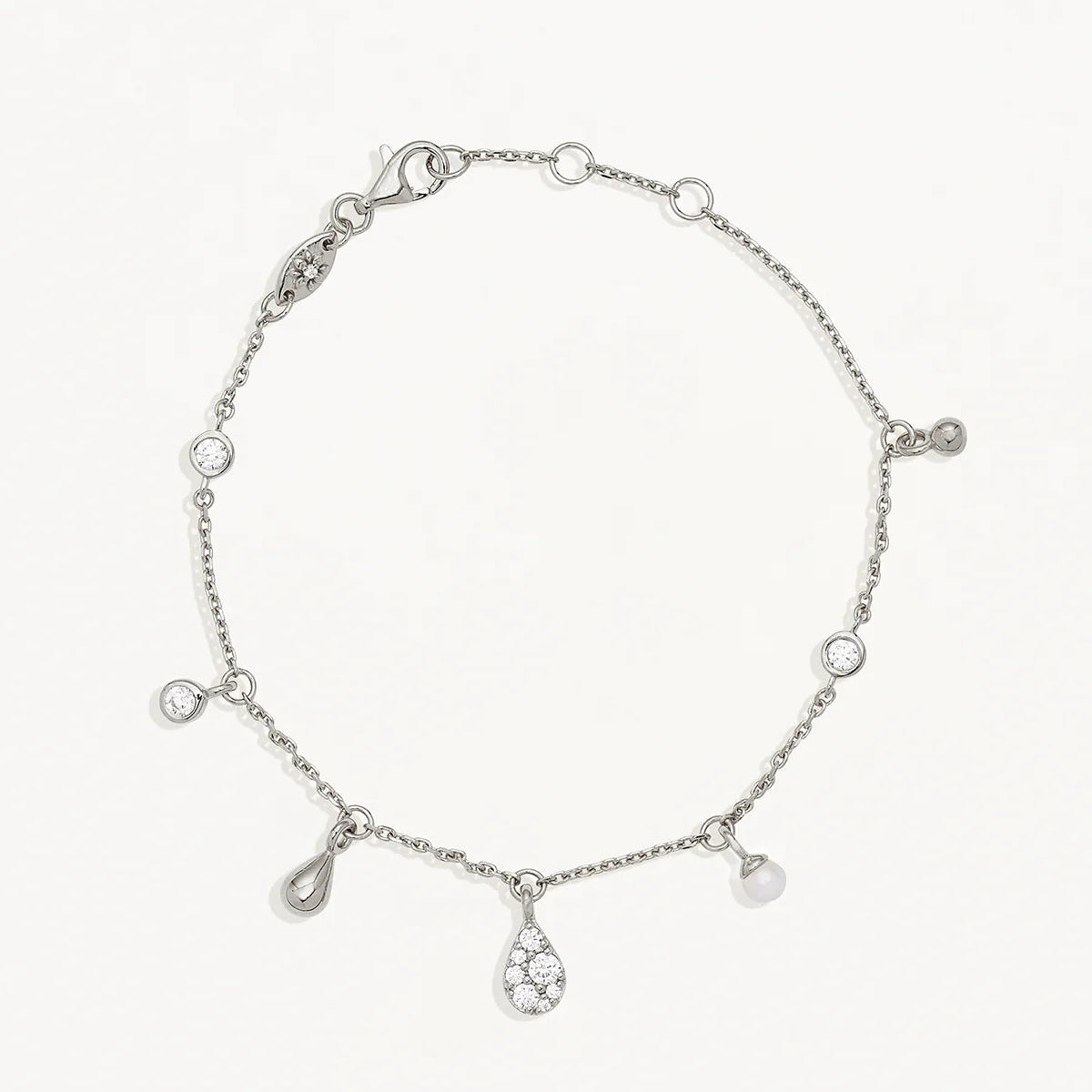 By Charlotte Ocean Mist Bracelet, Silver