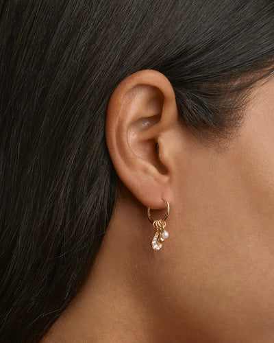 By Charlotte Ocean Mist Hoops, Gold