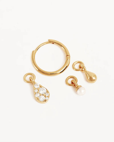 By Charlotte Ocean Mist Hoops, Gold