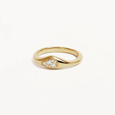 By Charlotte Ocean Mist Ring, Gold