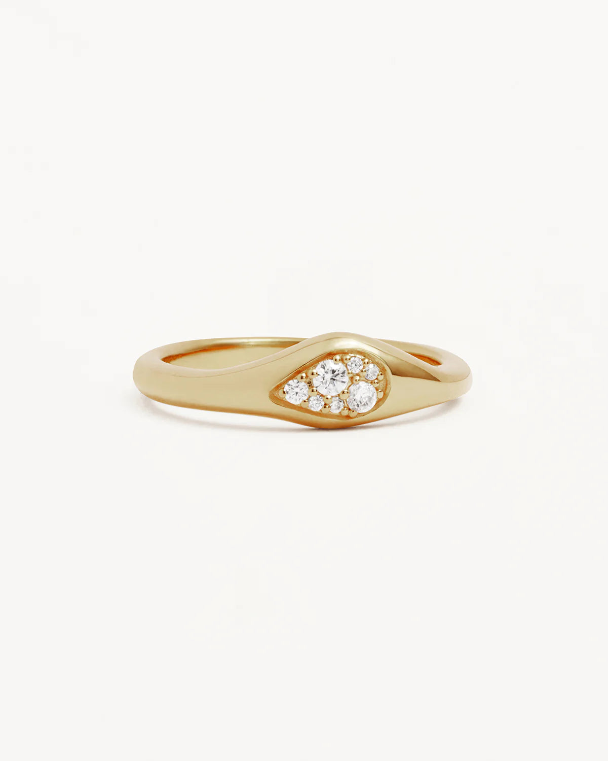 By Charlotte Ocean Mist Ring, Gold