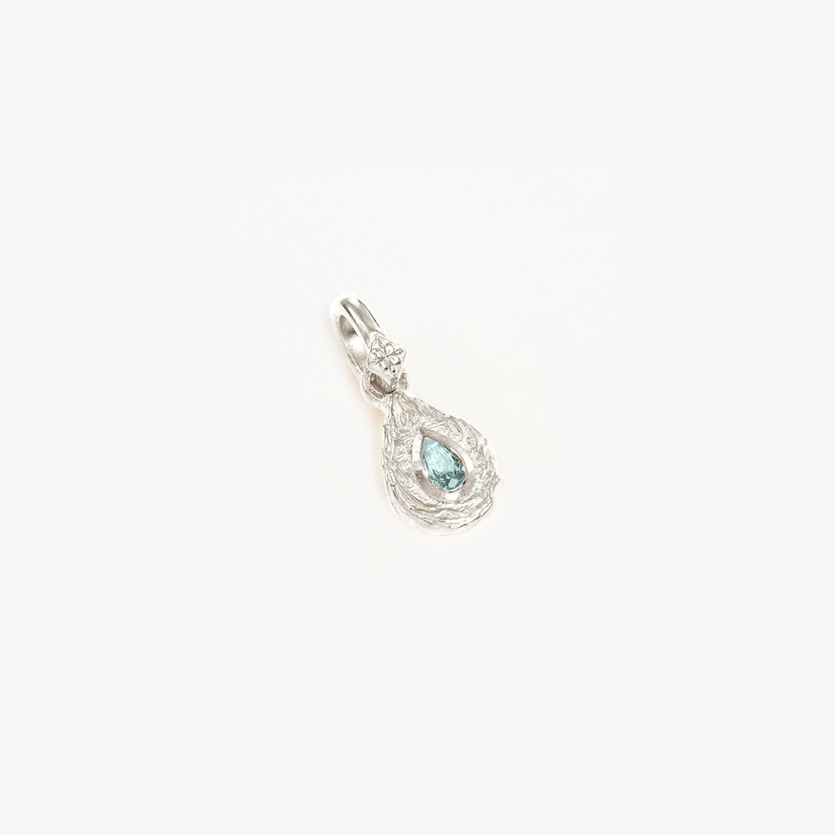 By Charlotte With Love Birthstone Annex Link Pendant, Silver