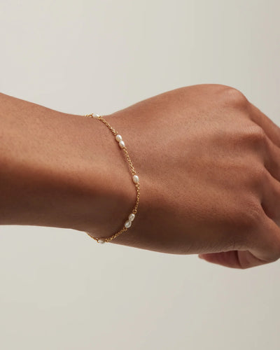 By Charlotte Serene Dreams Pearl Bracelet, Gold