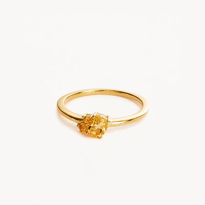 By Charlotte Kindred November Birthstone Ring, Gold or Silver