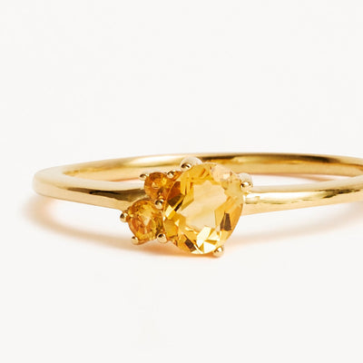 By Charlotte Kindred November Birthstone Ring, Gold or Silver