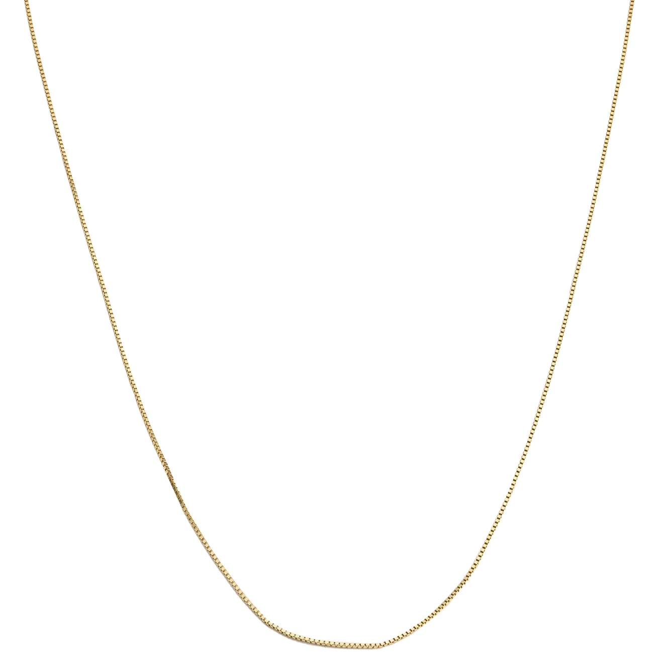 Kirstin Ash Fine Box Chain, 9k Gold