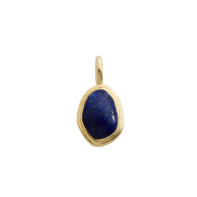 Kirstin Ash Luminous Lapis Charm, 9k Gold