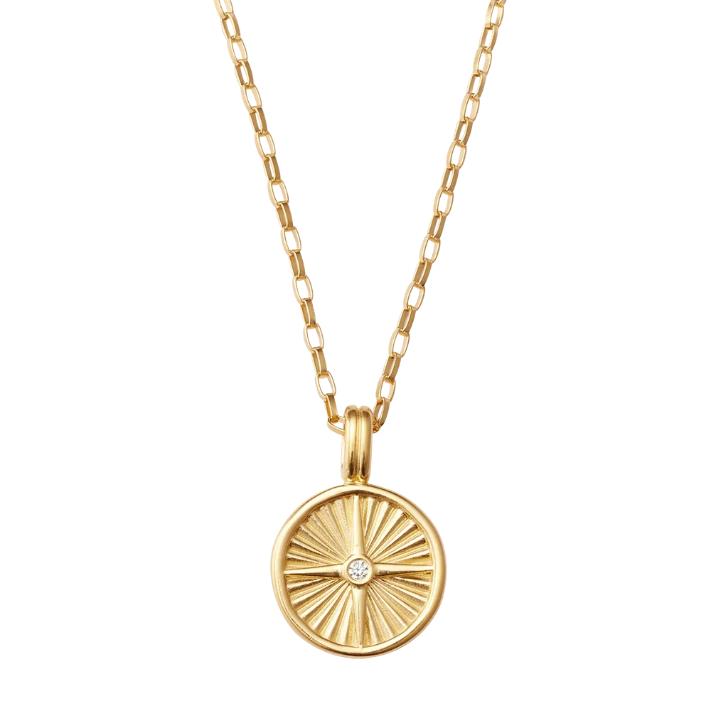 Kirstin Ash Wander Coin Necklace, Gold