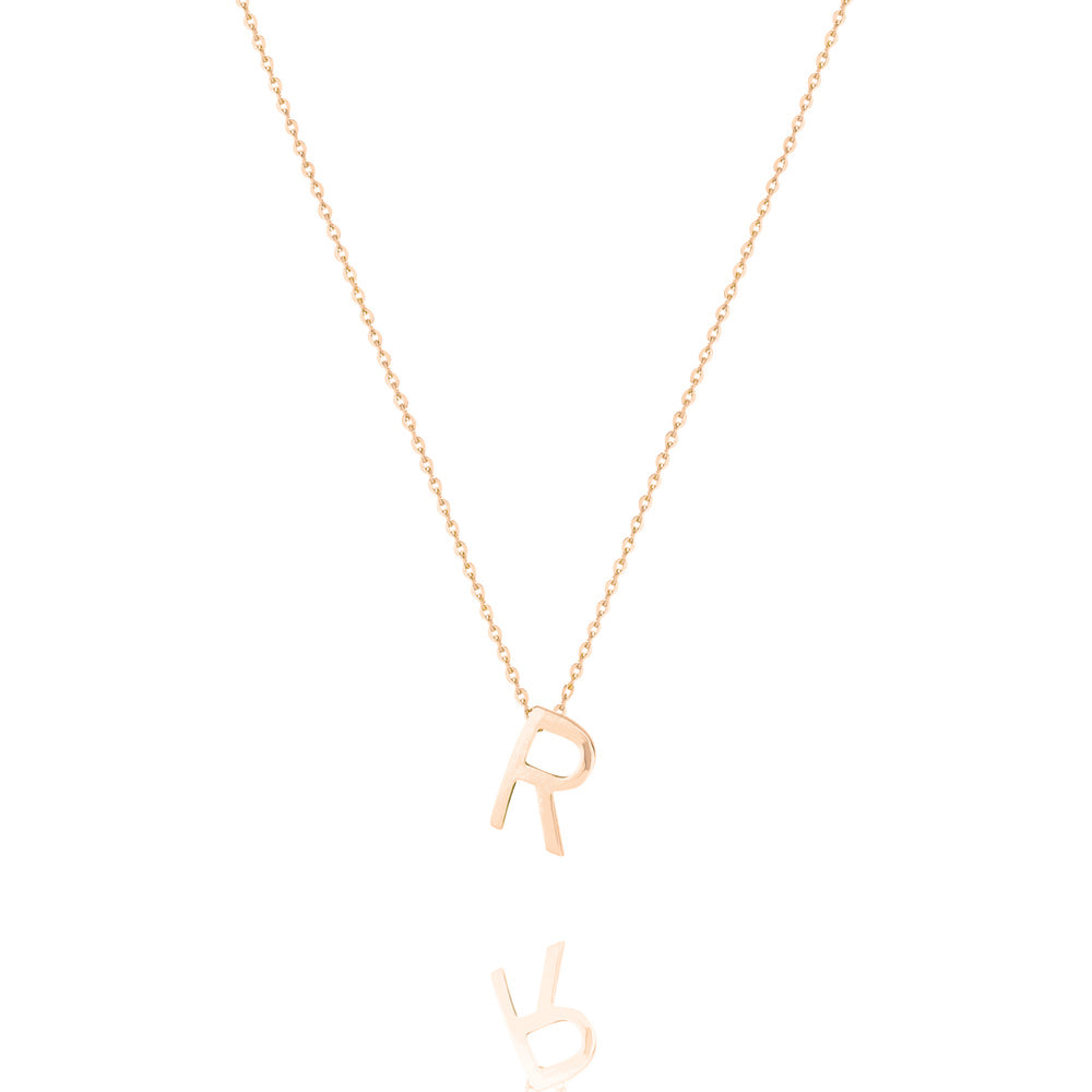 Linda Tahija Letter Necklace, Gold (A-Z)