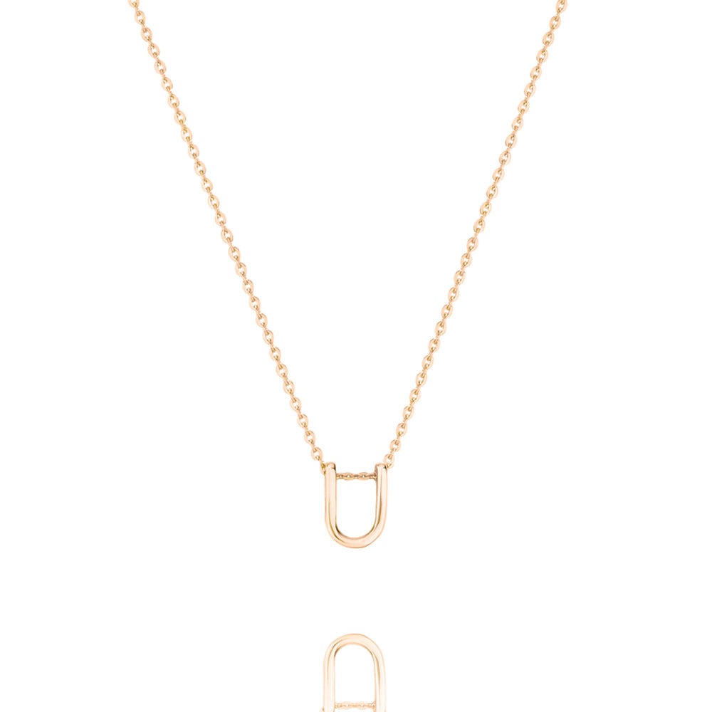 Linda Tahija Letter Necklace, Gold (A-Z)