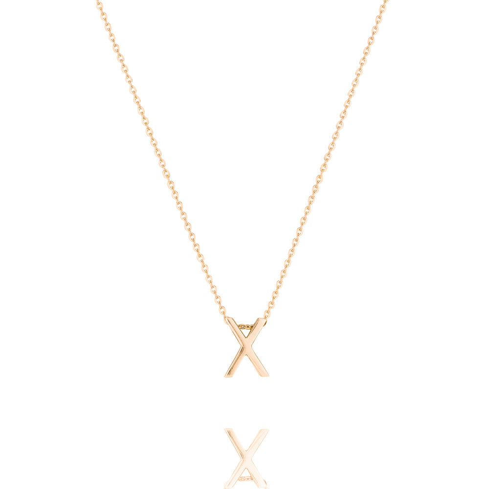 Linda Tahija Letter Necklace, Gold (A-Z)