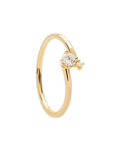 PD Paola Fine 18k Gold Diamond Duo Ring