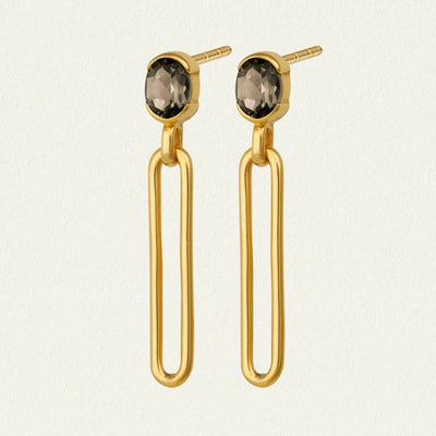 Temple of the Sun Tara Earrings, Gold