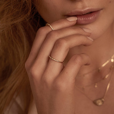 By Charlotte Illuminate Ring, Gold