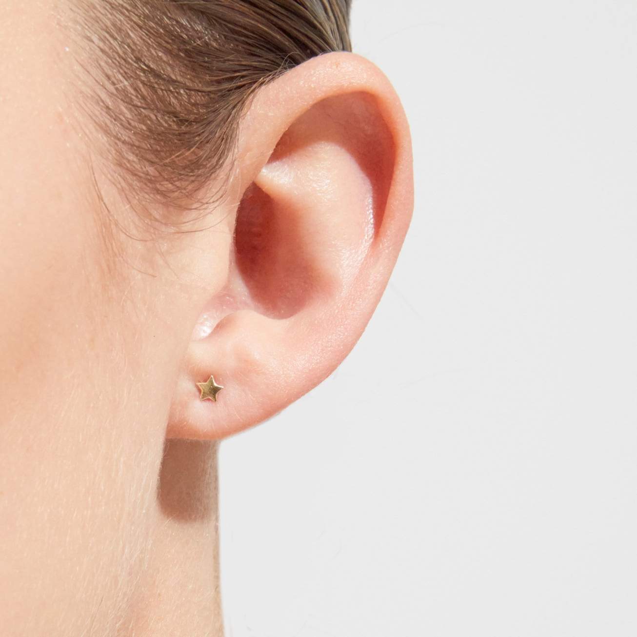 By Charlotte 14k Gold Stellar Single Stud Earring