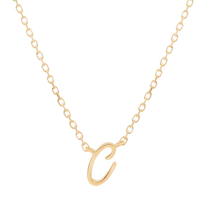 By Charlotte 14k Gold Love Letter Initial Necklace