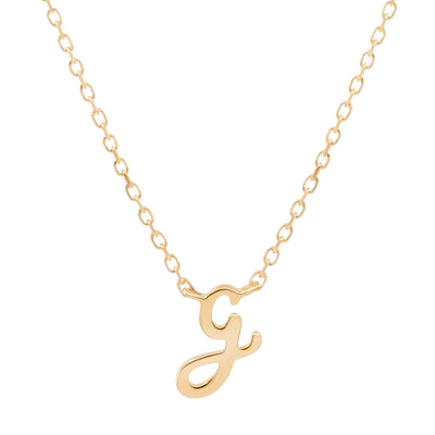 By Charlotte 14k Gold Love Letter Initial Necklace