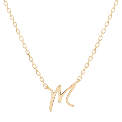 By Charlotte 14k Gold Love Letter Initial Necklace