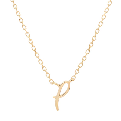 By Charlotte 14k Gold Love Letter Initial Necklace