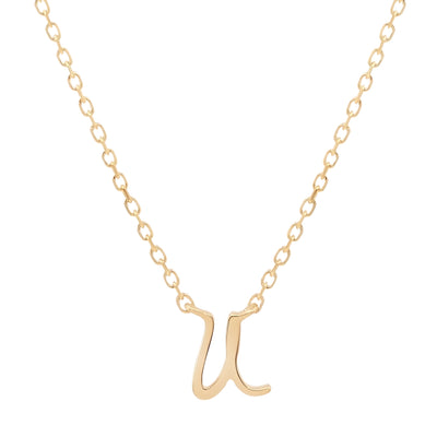 By Charlotte 14k Gold Love Letter Initial Necklace