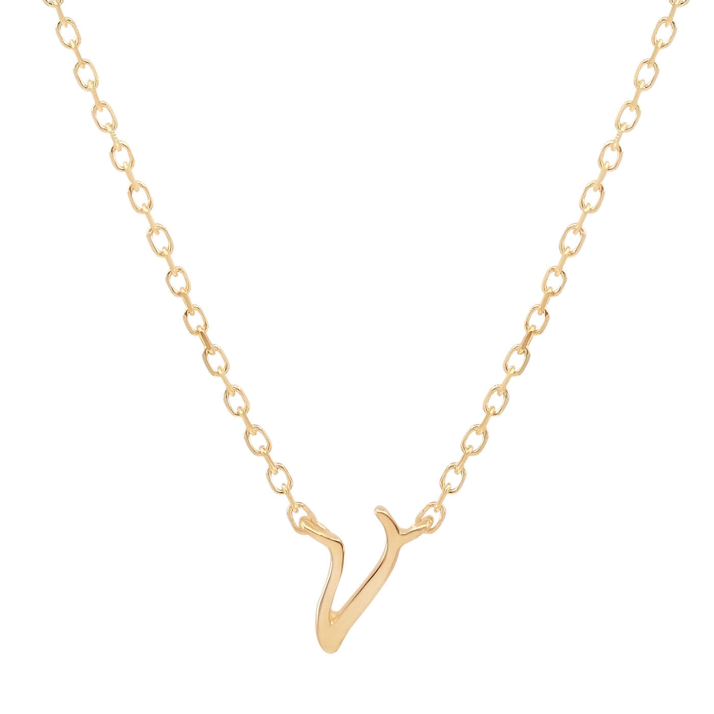 By Charlotte 14k Gold Love Letter Initial Necklace