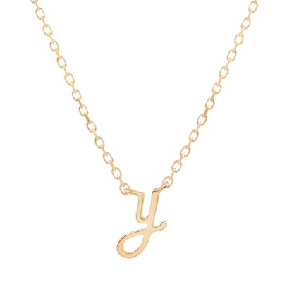 By Charlotte 14k Gold Love Letter Initial Necklace