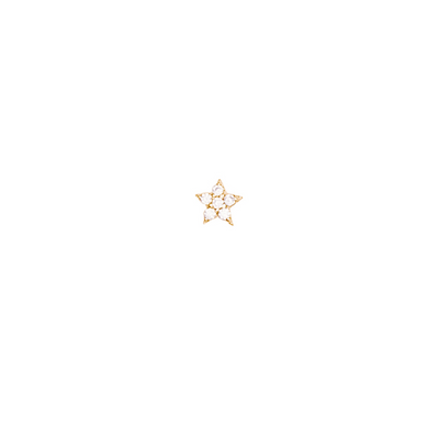 By Charlotte 14k Gold Diamond Venus Single Stud Earring