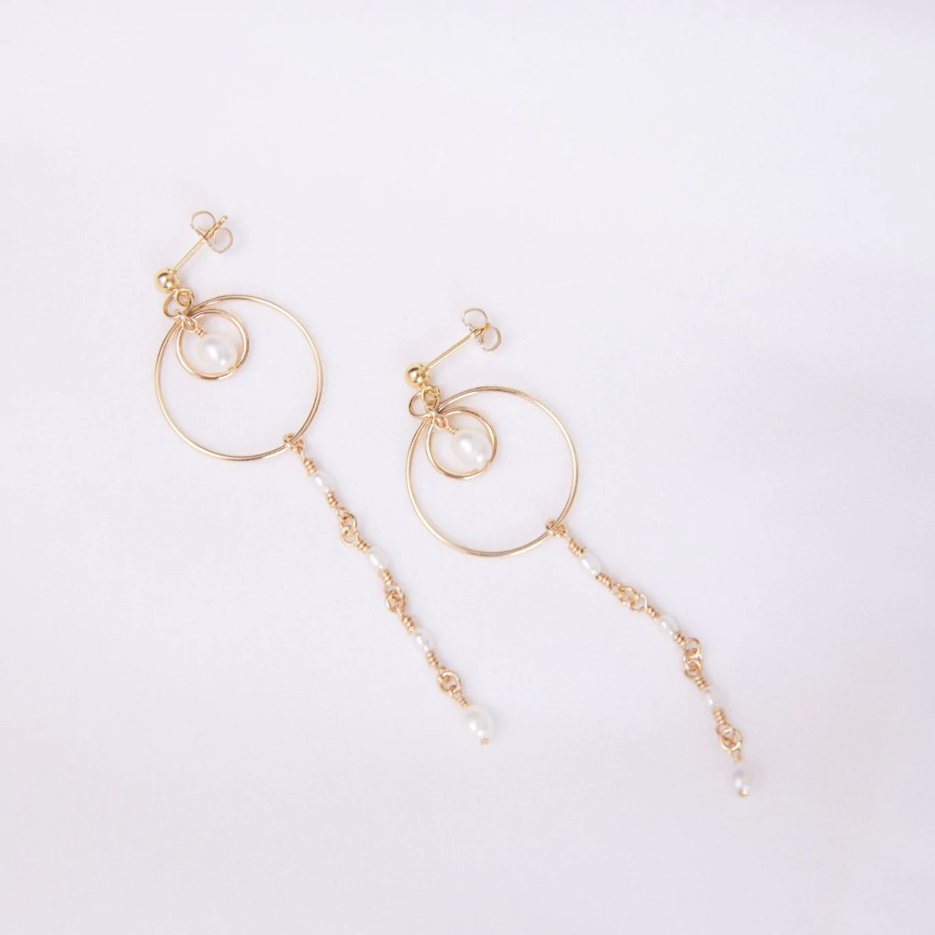 Alana Maria Belle Earrings, Gold
