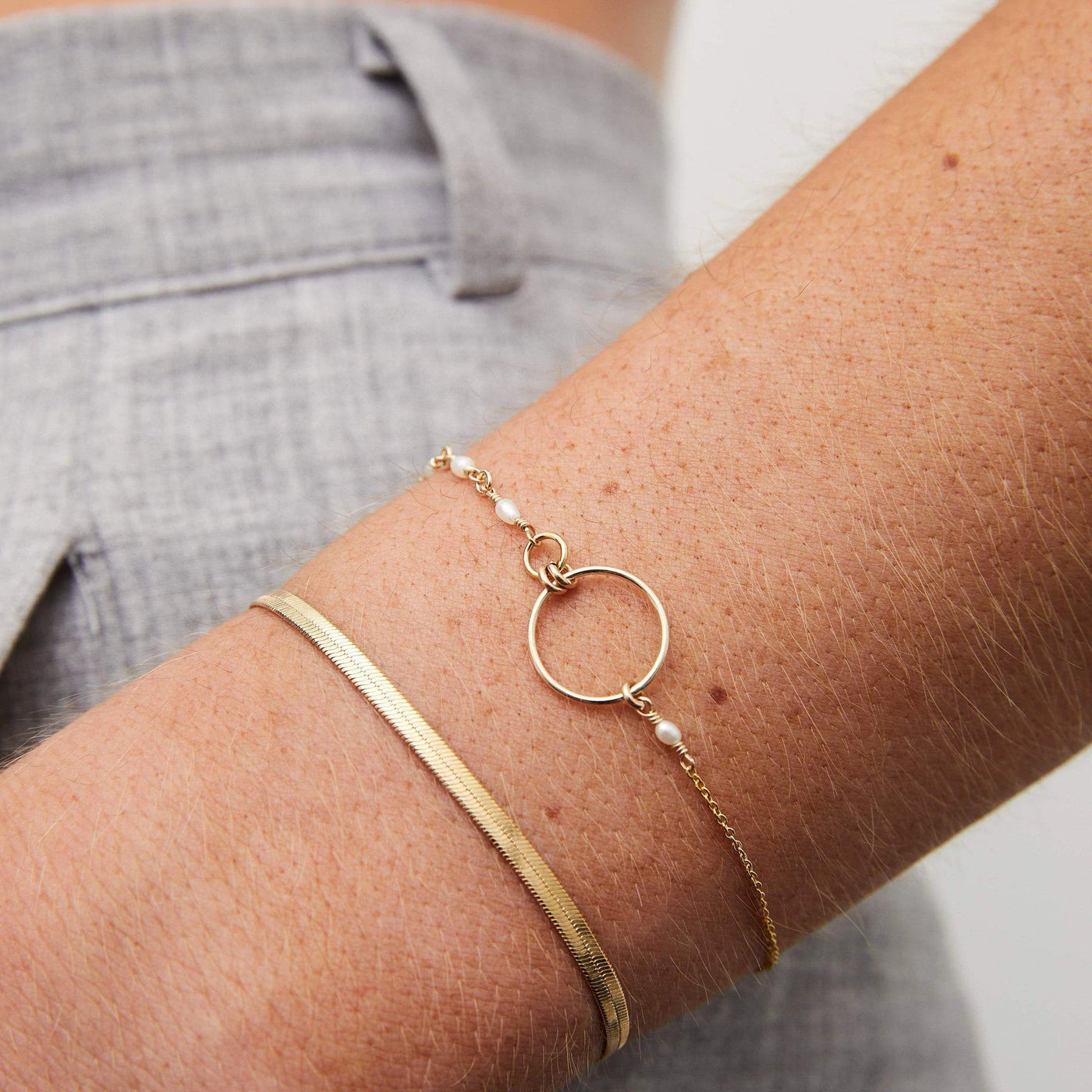 Alana Maria Celine Bracelet, Gold