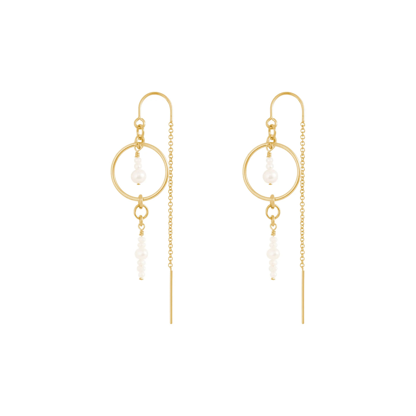 Alana Maria Sierra Earrings, Gold