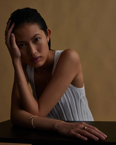 Kirstin Ash 9k Gold Aurelia Bangle